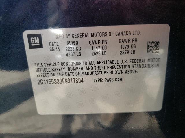 Photo 10 from auction – 2014 CHEVROLET IMPALA LTZ with VIN 2G1155S33E9317304