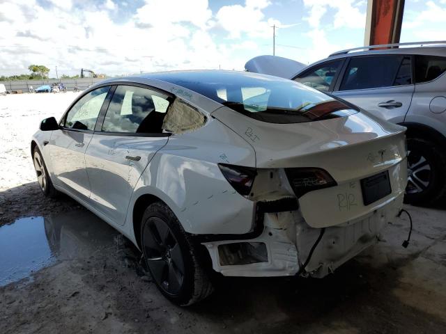 Photo 3 from auction – 2021 TESLA MODEL 3 with VIN 5YJ3E1EA8MF017111