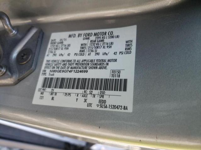 Photo 10 from auction – 2015 FORD TRANSIT CO with VIN NM0GE9G74F1224699