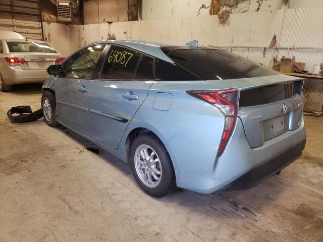 Photo 3 from auction – 2017 TOYOTA PRIUS with VIN JTDKARFU6H3538197