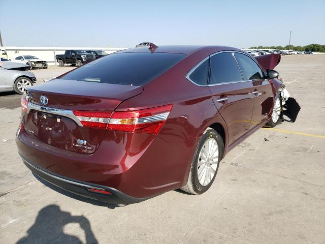 Photo 4 from auction – 2013 TOYOTA AVALON HYB with VIN 4T1BD1EBXDU014365
