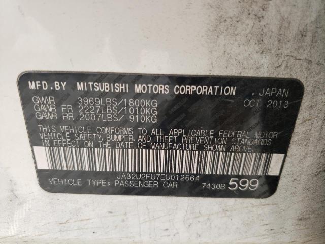 Photo 10 from auction – 2014 MITSUBISHI LANCER ES/ with VIN JA32U2FU7EU012664