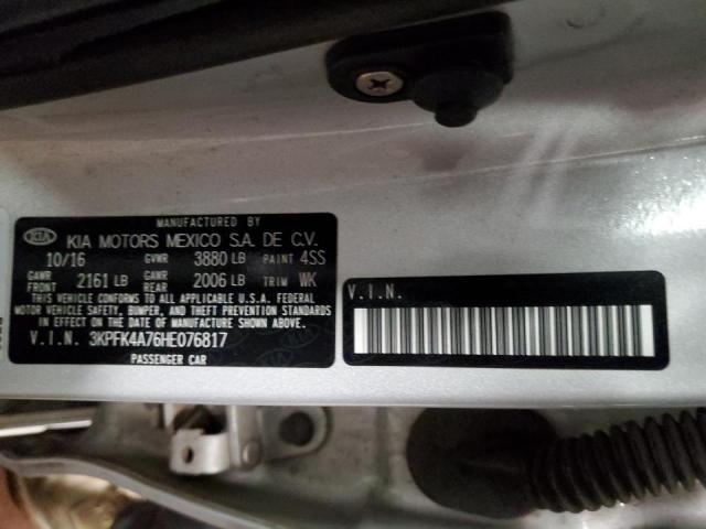Photo 10 from auction – 2017 KIA FORTE LX with VIN 3KPFK4A76HE076817