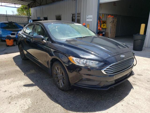 FORD FUSION SE 2017 with VIN 3FA6P0HD9HR256796 - Photo from auction