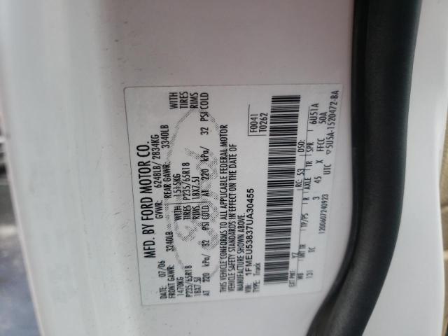 Photo 10 from auction – 2007 FORD EXPLORER S with VIN 1FMEU53837UA30455