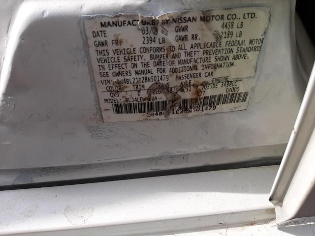 Photo 10 from auction – 2008 NISSAN ALTIMA 3.5 with VIN 1N4BL21E28N501479