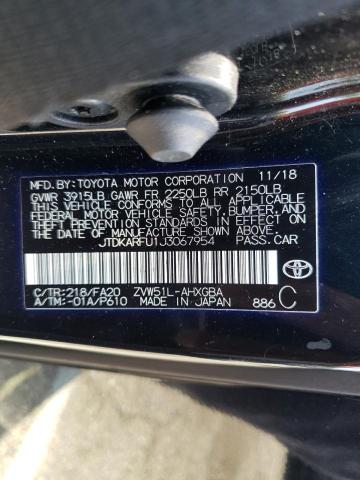 Photo 10 from auction – 2018 TOYOTA PRIUS with VIN JTDKARFU1J3067954
