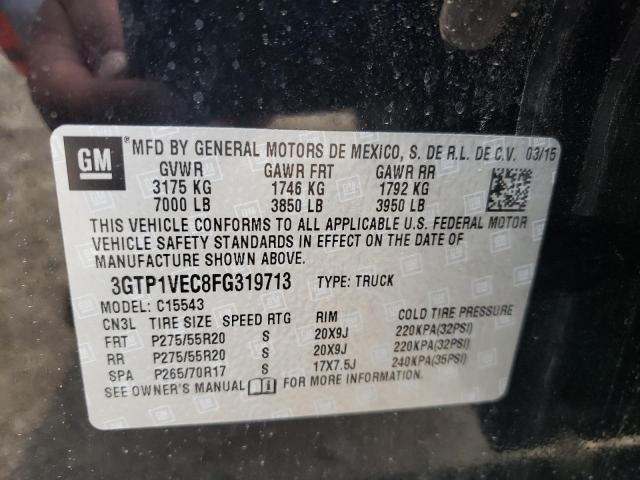 Photo 10 from auction – 2015 GMC SIERRA C15 with VIN 3GTP1VEC8FG319713