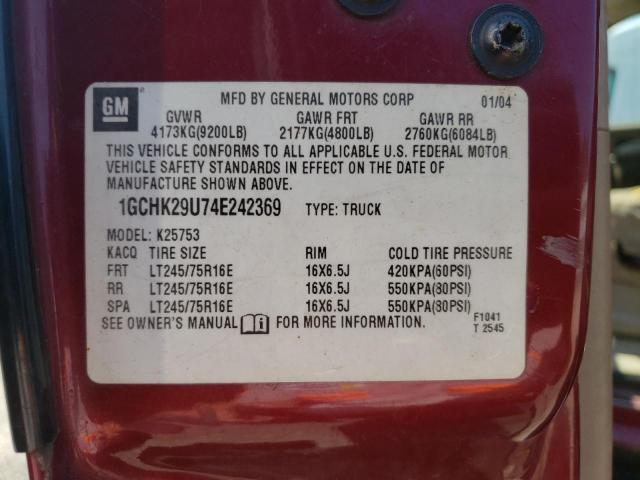 Photo 10 from auction – 2004 CHEVROLET SILVERADO with VIN 1GCHK29U74E242369