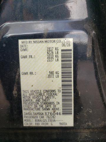 Photo 10 from auction – 2016 NISSAN ALTIMA 2.5 with VIN 1N4AL3AP0GN376046