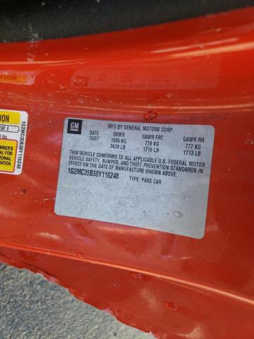 Photo 10 from auction – 2008 PONTIAC SOLSTICE with VIN 1G2MC35B38Y116248