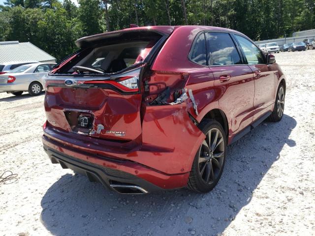 Photo 4 from auction – 2015 FORD EDGE SPORT with VIN 2FMTK4AP2FBB87948