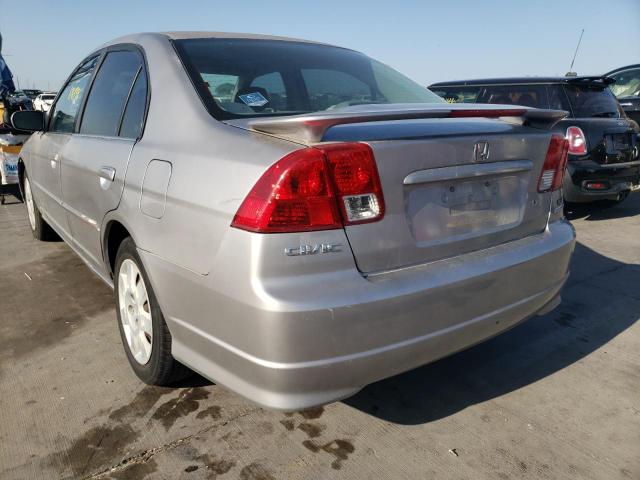 Photo 3 from auction – 2002 HONDA CIVIC EX with VIN 2HGES26722H538862