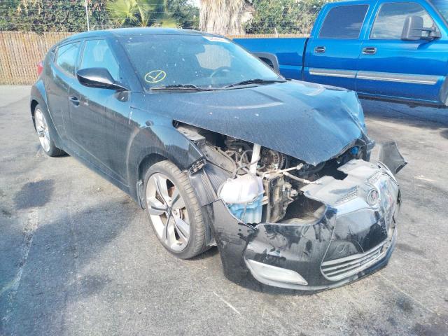 HYUNDAI VELOSTER 2013 with VIN KMHTC6AD9DU085455 - Photo from auction