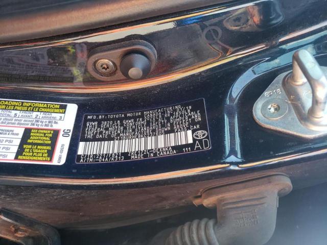 Photo 10 from auction – 2019 TOYOTA COROLLA L with VIN 2T1BURHE8KC237605