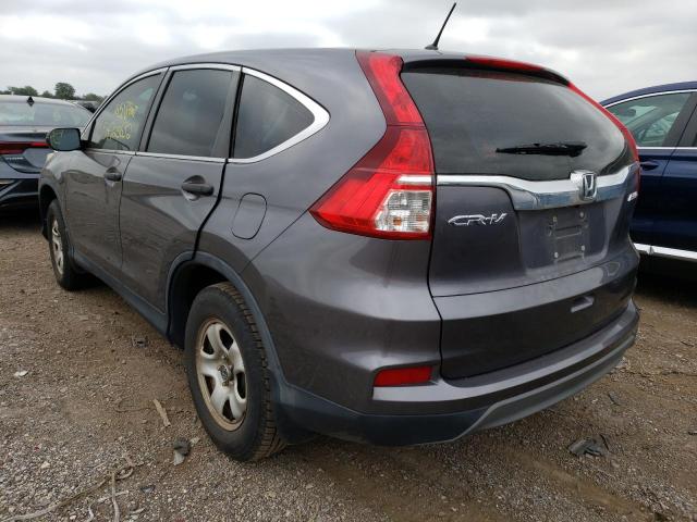 Photo 3 from auction – 2015 HONDA CR-V LX with VIN 5J6RM4H36FL042546