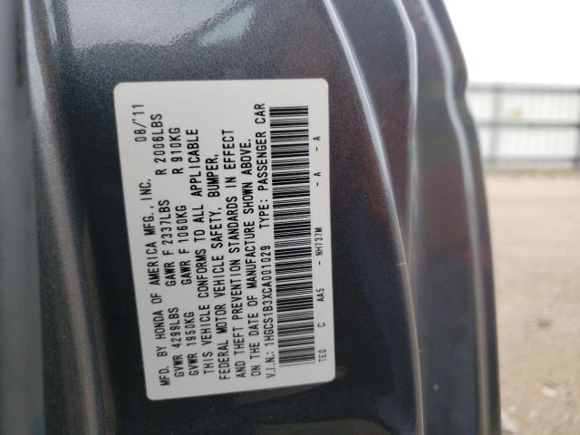 Photo 10 from auction – 2012 HONDA ACCORD LX with VIN 1HGCS1B3XCA001029