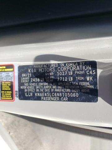 Photo 10 from auction – 2022 KIA STINGER GT with VIN KNAE45LC6N6105060