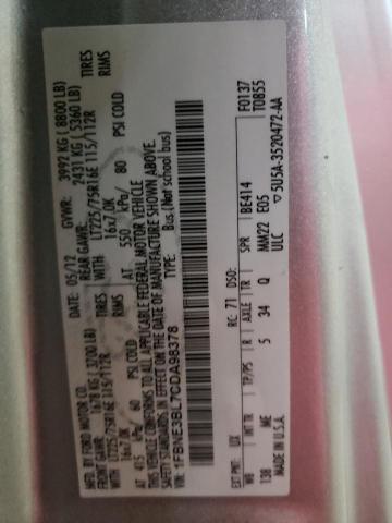 Photo 10 from auction – 2012 FORD ECONOLINE with VIN 1FBNE3BL7CDA98378