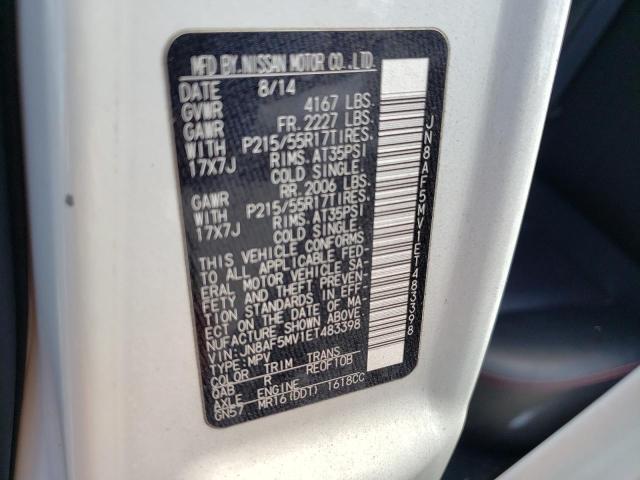 Photo 10 from auction – 2014 NISSAN JUKE S with VIN JN8AF5MV1ET483398