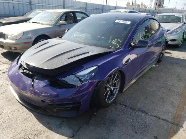 Photo 2 from auction – 2019 TESLA MODEL 3 with VIN 5YJ3E1EB9KF388834
