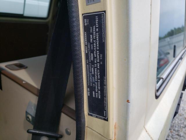 Photo 10 from auction – 1983 VOLKSWAGEN VANAGON CA with VIN WV2ZA0252DH013693
