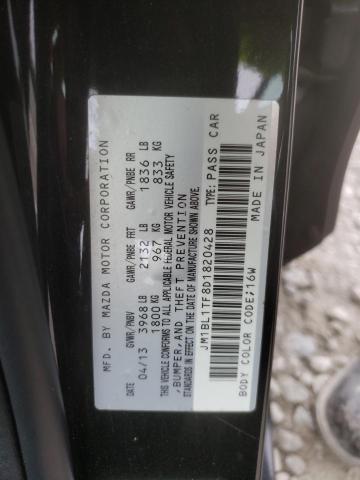 Photo 10 from auction – 2013 MAZDA 3 I with VIN JM1BL1TF8D1820428