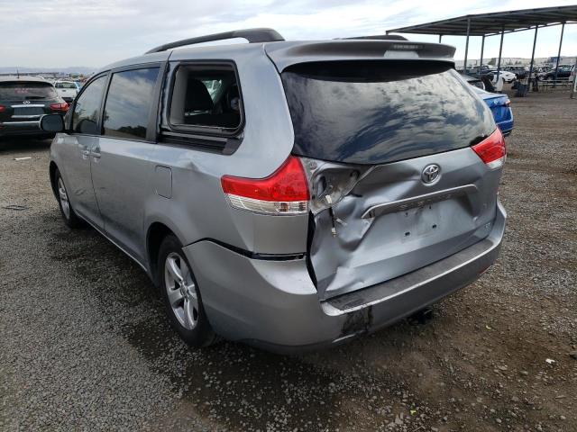 Photo 9 from auction – 2011 TOYOTA SIENNA LE with VIN 5TDKK3DC9BS098180