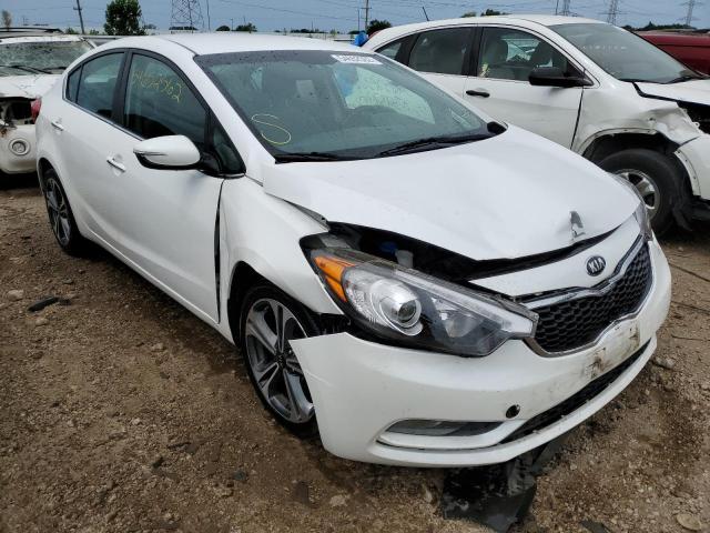 KIA FORTE EX 2014 with VIN KNAFX4A88E5205218 - Photo from auction
