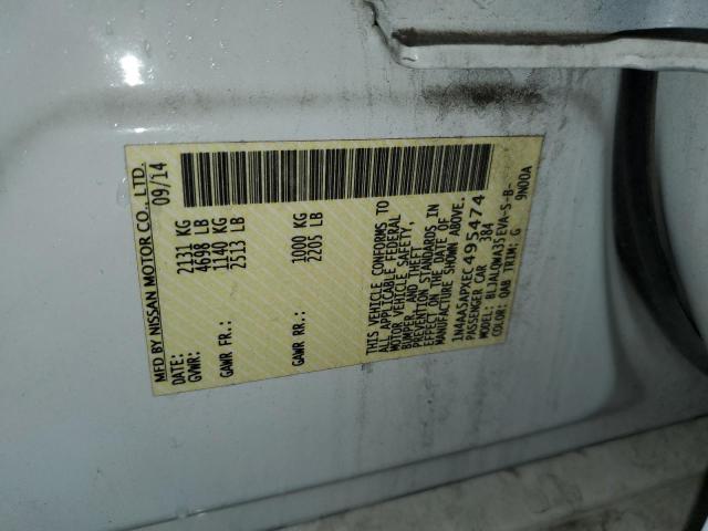 Photo 10 from auction – 2014 NISSAN MAXIMA S with VIN 1N4AA5APXEC495474
