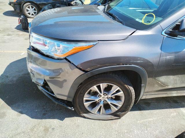 Photo 9 from auction – 2014 TOYOTA HIGHLANDER with VIN 5TDJKRFH9ES038279