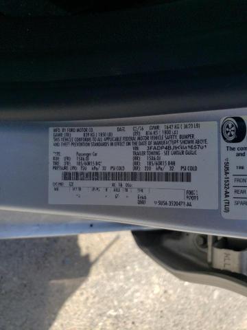 Photo 10 from auction – 2016 FORD FIESTA SE with VIN 3FADP4BJ9GM165701