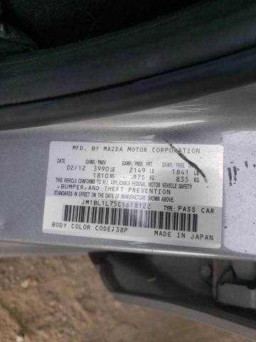 Photo 10 from auction – 2012 MAZDA 3 I with VIN JM1BL1L75C1618122