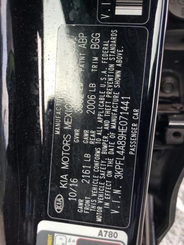 Photo 10 from auction – 2017 KIA FORTE EX with VIN 3KPFL4A89HE071441