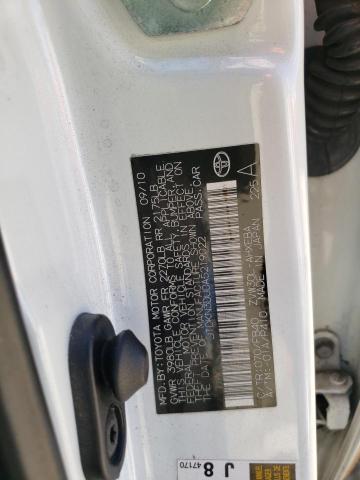 Photo 10 from auction – 2010 TOYOTA PRIUS with VIN JTDKN3DU0A5219022