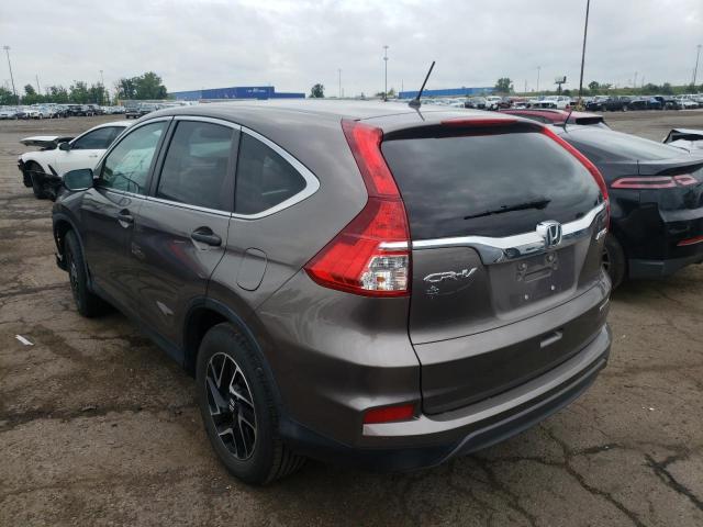 Photo 3 from auction – 2016 HONDA CR-V SE with VIN 5J6RM4H4XGL047498