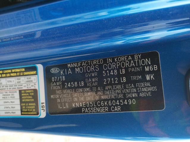 Photo 10 from auction – 2019 KIA STINGER GT with VIN KNAE35LC6K6045490