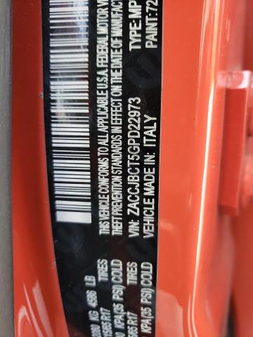 Photo 10 from auction – 2016 JEEP RENEGADE T with VIN ZACCJBCT5GPD22973