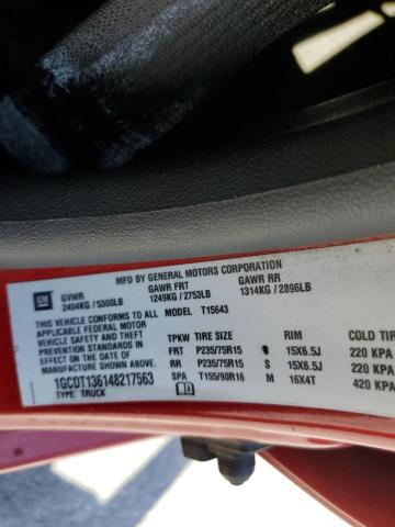 Photo 10 from auction – 2004 CHEVROLET COLORADO with VIN 1GCDT136148217563