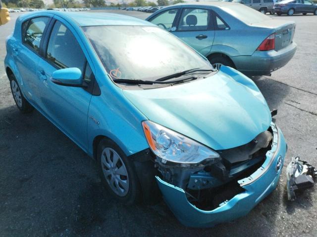 TOYOTA PRIUS C 2013 with VIN JTDKDTB36D1055946 - Photo from auction