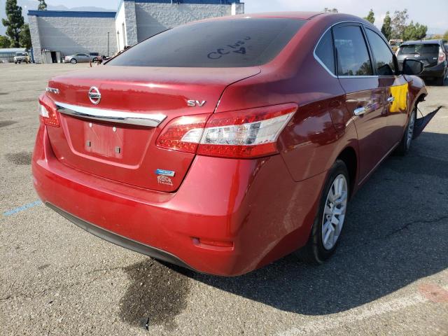Photo 4 from auction – 2014 NISSAN SENTRA S with VIN 3N1AB7AP0EY234447
