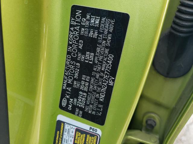 Photo 10 from auction – 2014 KIA SOUL with VIN KNDJN2A27E7735400
