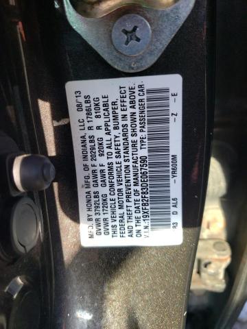 Photo 10 from auction – 2013 HONDA CIVIC EX with VIN 19XFB2F83DE067590