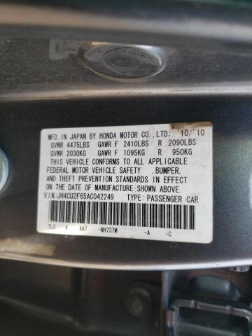 Photo 10 from auction – 2010 ACURA TSX with VIN JH4CU2F65AC042249