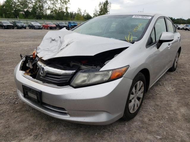 Photo 2 from auction – 2012 HONDA CIVIC LX with VIN 2HGFB2F54CH322953