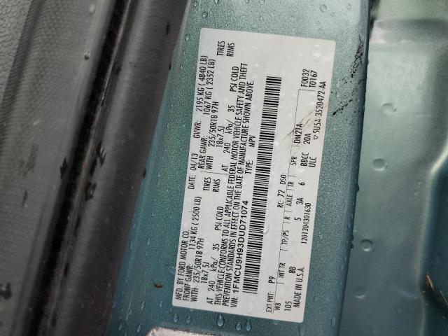 Photo 10 from auction – 2013 FORD ESCAPE SEL with VIN 1FMCU9H93DUD71074
