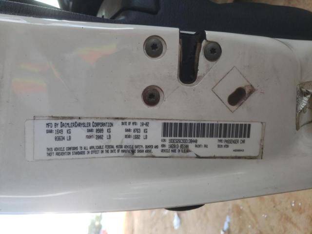 Photo 10 from auction – 2003 DODGE NEON SE with VIN 1B3ES26C93D138440