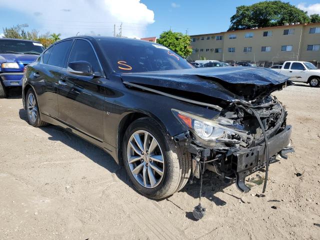 INFINITI Q50 BASE 2014 with VIN JN1BV7AR7EM696682 - Photo from auction
