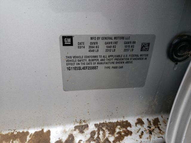 Photo 10 from auction – 2014 CHEVROLET MALIBU 2LT with VIN 1G11E5SL4EF259887