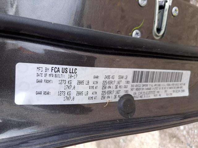 Photo 10 from auction – 2018 JEEP CHEROKEE L with VIN 1C4PJMLX2JD579725